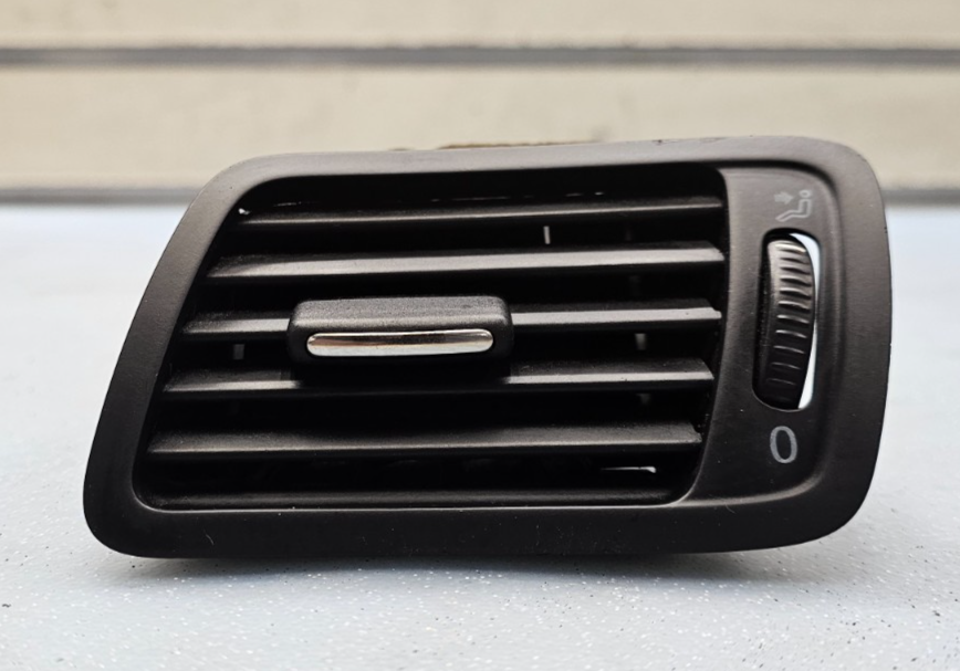 🔥06-10 VW Passat Dash Left Driver Master AC A/C Air Vent Heater Panel Black