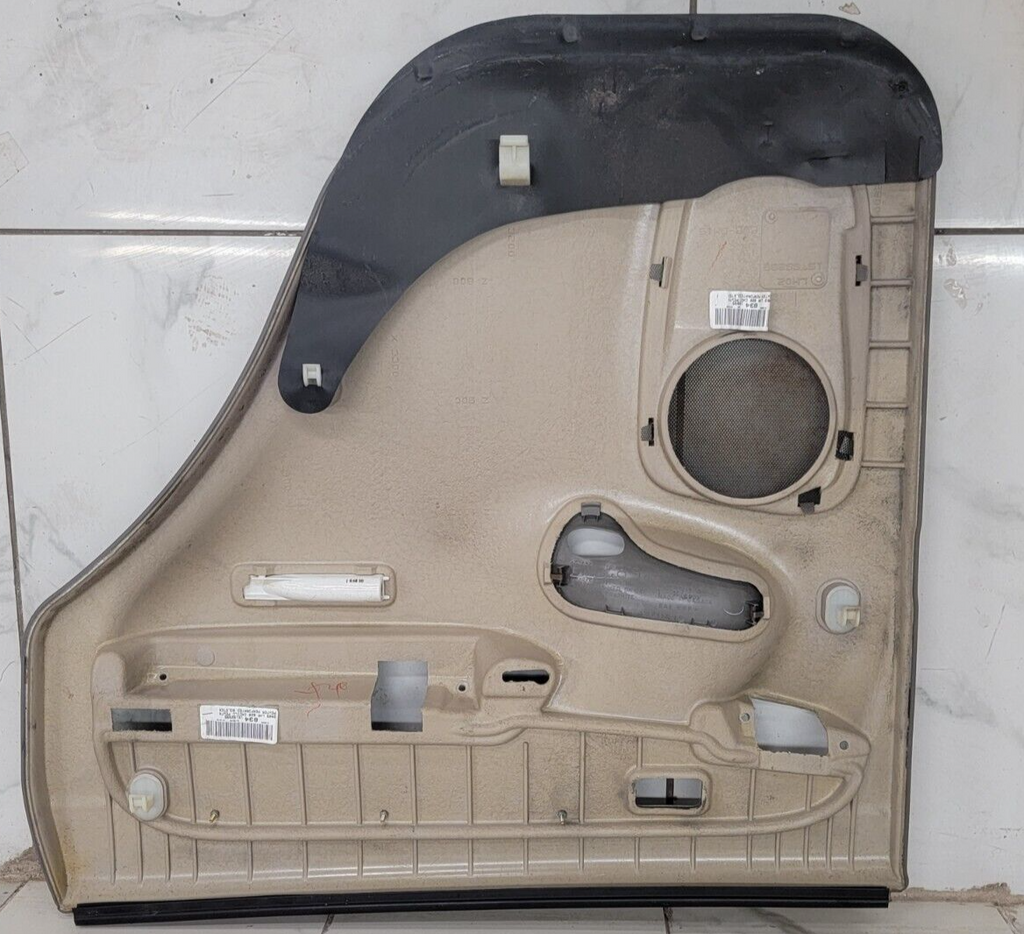 🔥99-06 Silverado SIERRA Door Panel Rear LEFT /No Arm LIGHT GRAY G-H2 D7