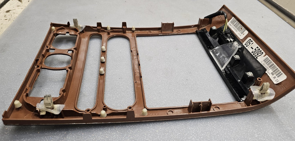 🔥04-08 Ford F150 Lariat Dash Radio Surround Bezel Trim Panel Woodgrain OEM