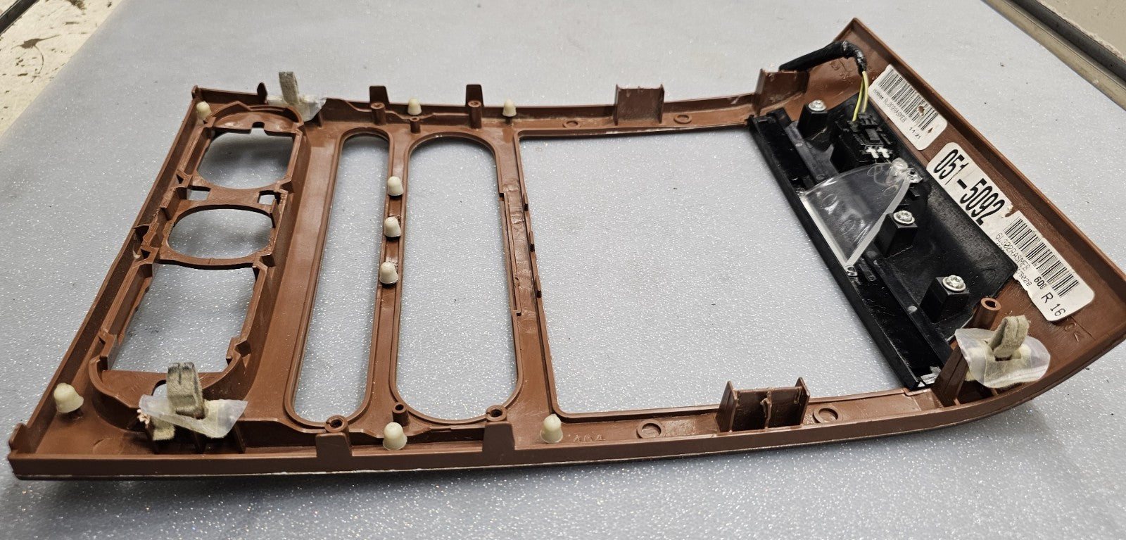 🔥04-08 Ford F150 Lariat Dash Radio Surround Bezel Trim Panel Woodgrain OEM