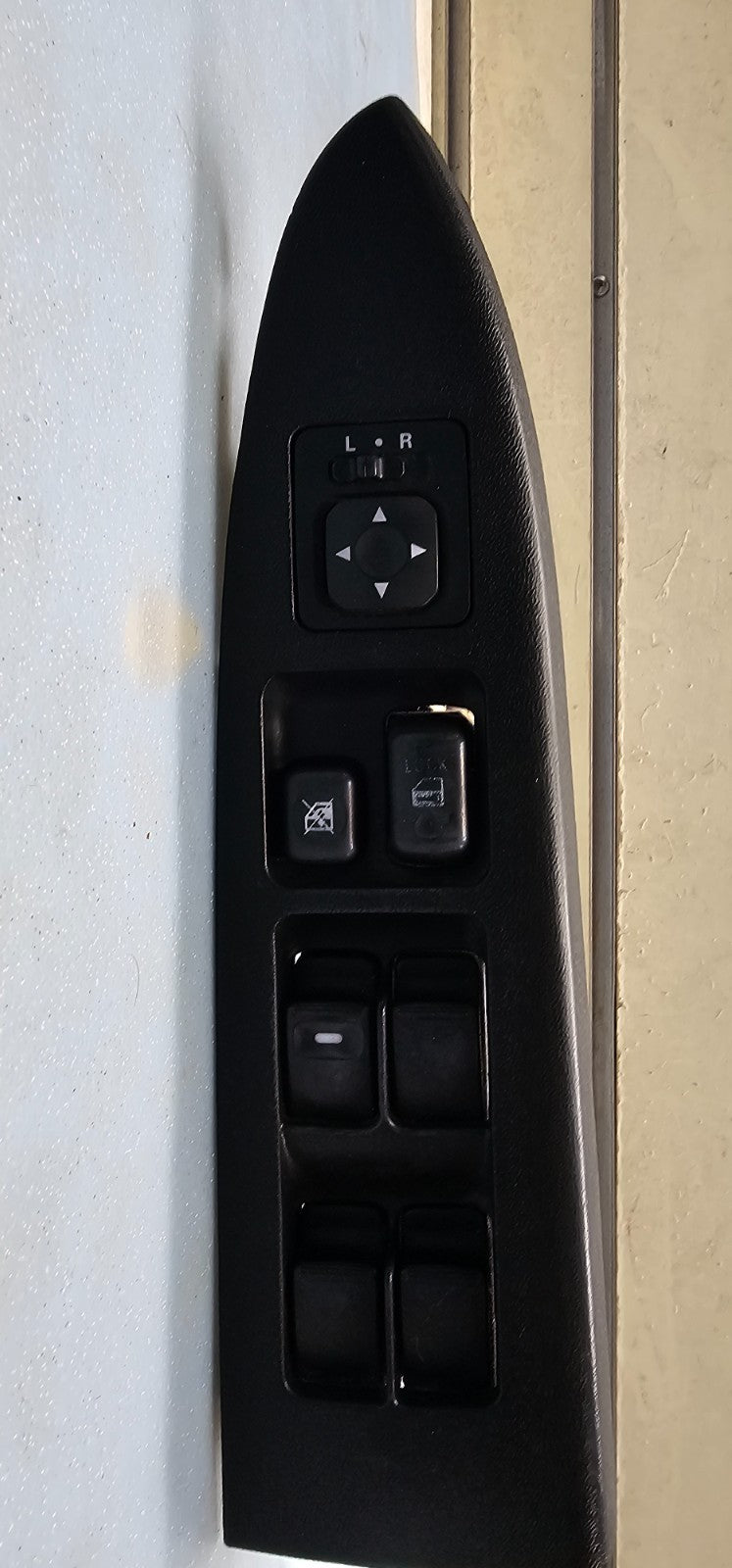 🔥02-12 Galant Lancer Endeavor Montero Left Driver Window Door Switch Black