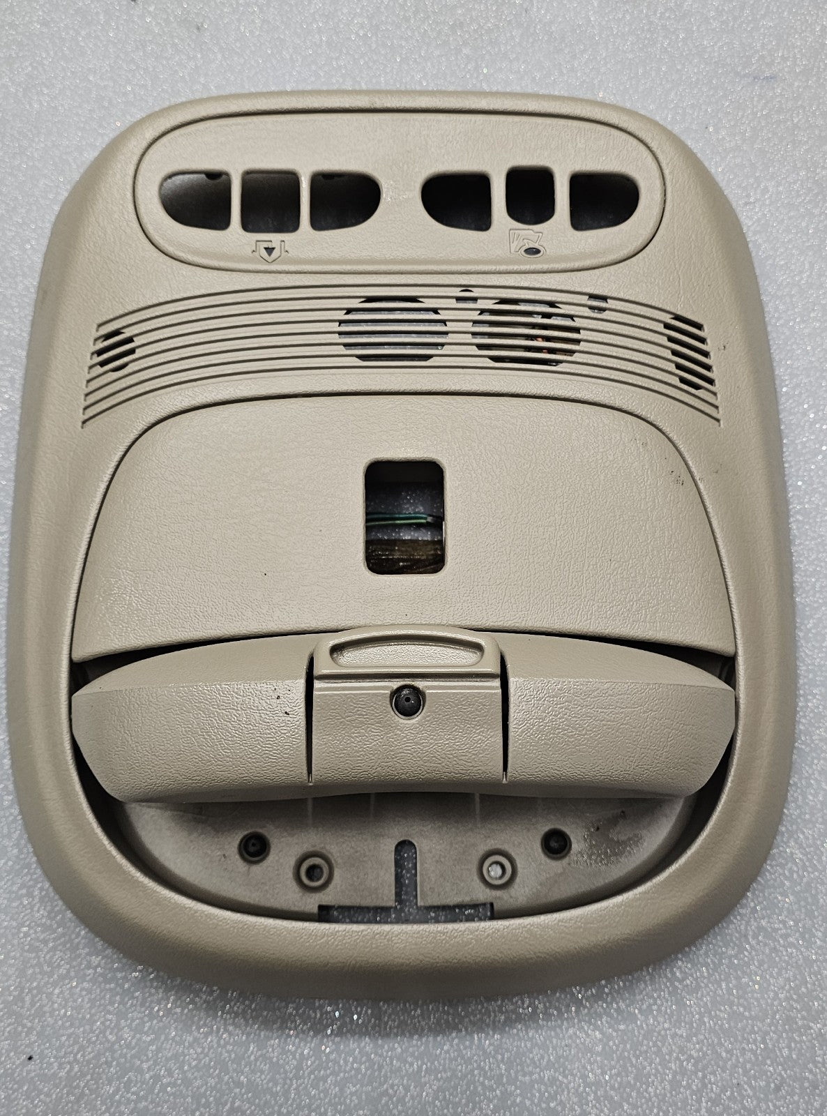 🔥02-04 Envoy Rainier Trailblazer Overhead Console Dome Map Light Lamp Tan