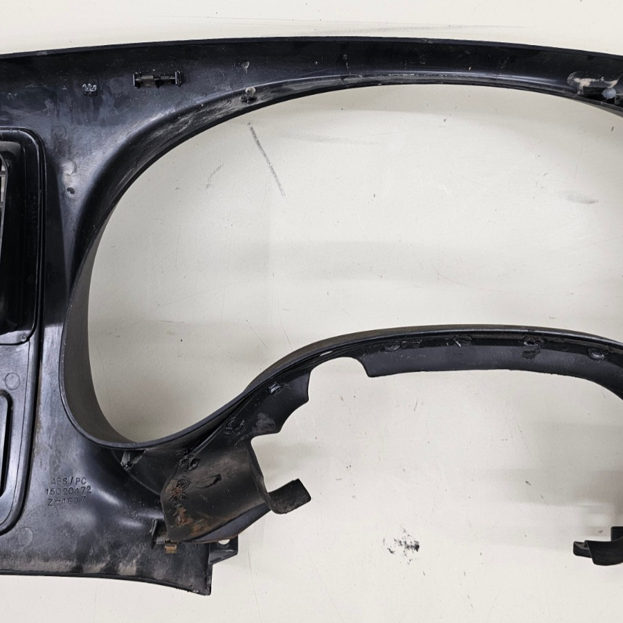 🔥96-02 Express GMC Savana Dash Instrument Cluster Speedometer Bezel Panel Black