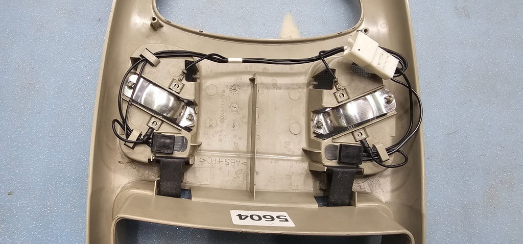 🔥02-05 Dodge RAM Overhead Console DOME Light Roof Storage Compartment TAN