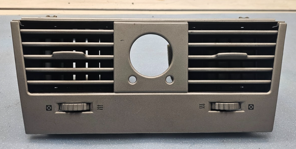 🔥07-09 LINCOLN MKZ DASH CLOCK DISPLAY ANALOG TIME HVAC A/C AIR VENT BEZEL Tan