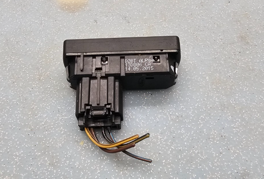 🔥11-19 Ford Fiesta Dash Left Driver Interior Ambient Light Lamp Switch Black