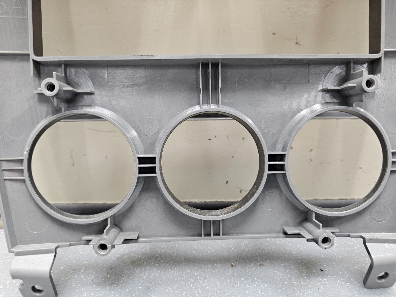 03-08 Subaru Forester Radio Trim Panel Climate Control Center Dash Bezel Silver