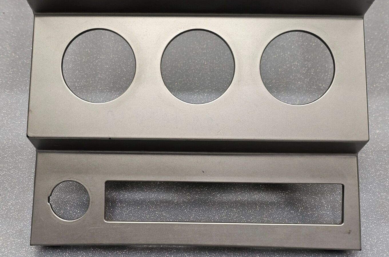 🔥07-12 Nitro Center Dash AM FM Radio Stereo Trim Panel Bezel Assembly Silver