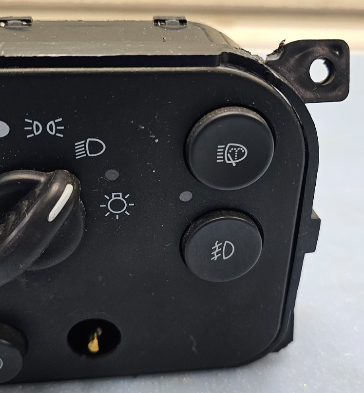 🔥03-09 Trailblazer Envoy Rainier Headlight Headlamp Fog Light Lamp Switch BLACK