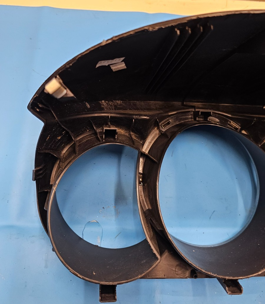10-13 Kia Soul Dash Speedometer Instrument Cluster Bezel Trim Panel Cover Black