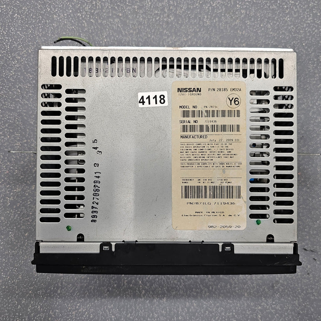 🔥07-09 Nissan Versa Dash Radio Receiver AM FM CD Player Disc OEM