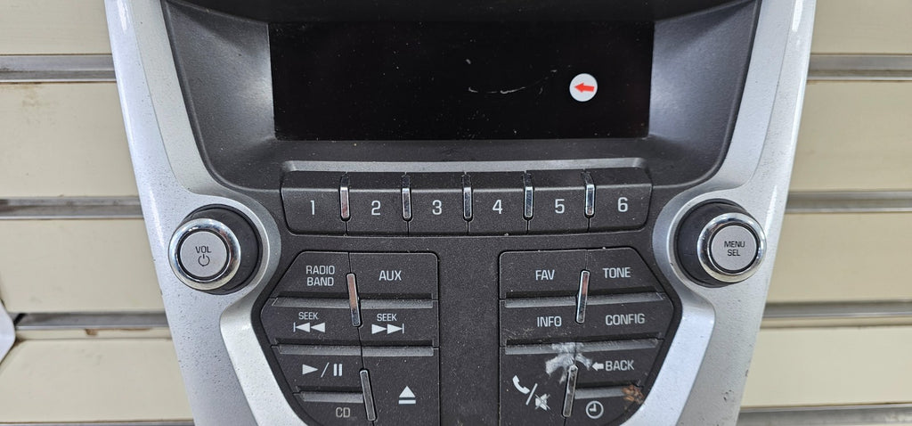 🔥10-11 Chevy Equinox Radio Stereo Display Climate Control Panel Bezel SILVER