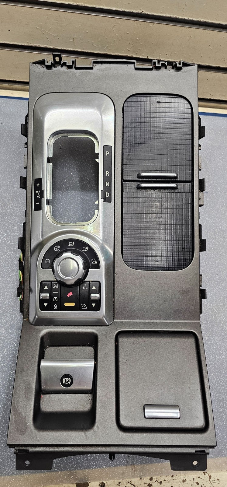 🔥07-12 Range Rover HSE L322 Center Console CONTROL SWITCH Trim Panel Gray OEM