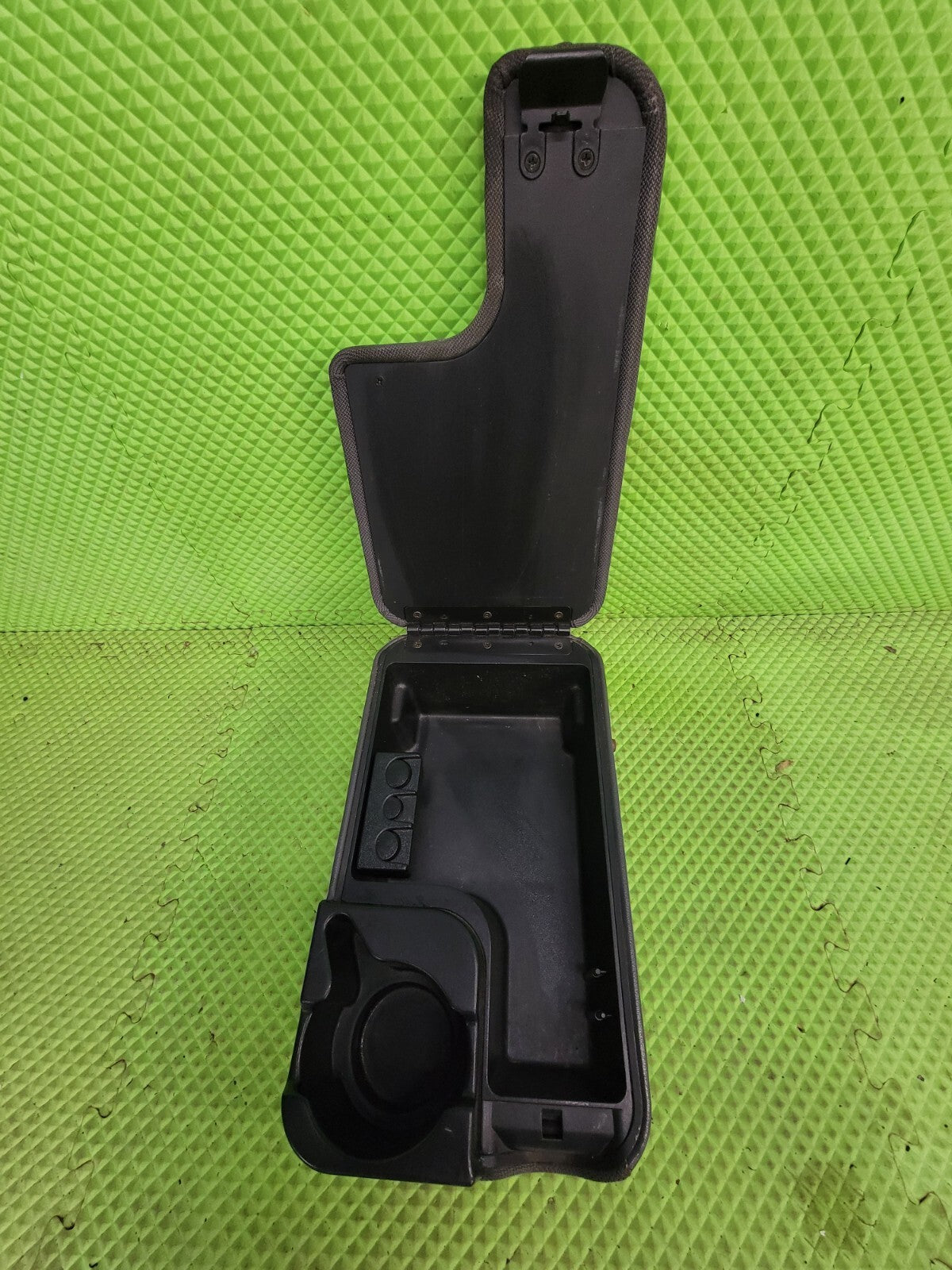 🔥98-04 Ford RANGER Center Console Jump Seat ARMREST Lid w/ CUP Holder Grey JS2