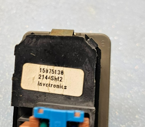 🔥99-02 Chevy Silverado SIERRA Power Window Switch Lock REAR Left/Right Tan WS3
