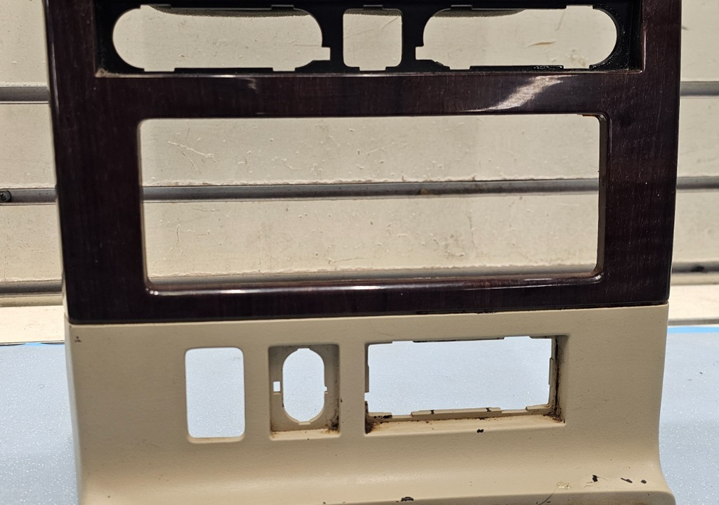 🔥06-10 Explorer Radio Temperature Climate Control Dash Panel Bezel Trim Wood