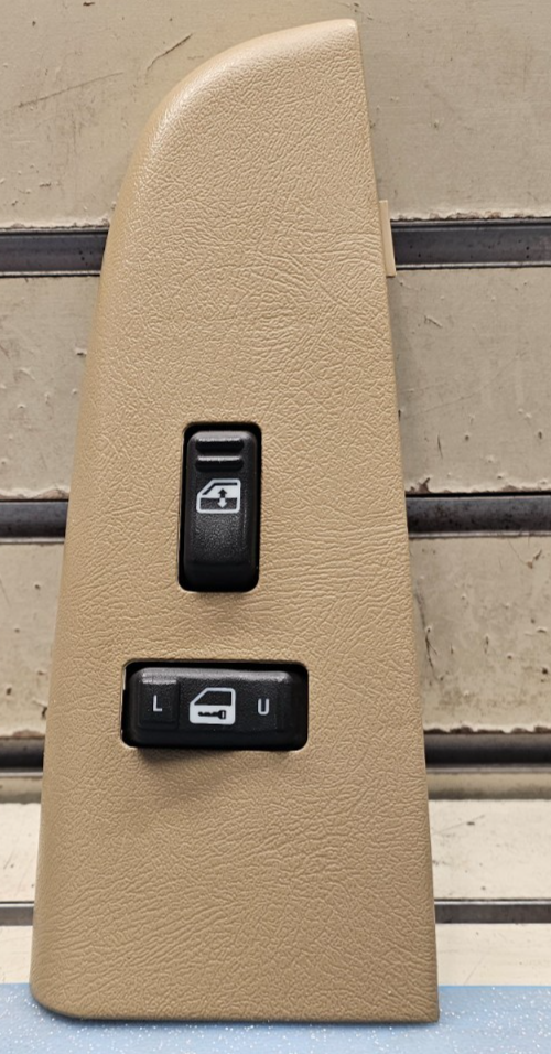 🔥99-02 Silverado SIERRA Front RIGHT Passenger Power Window Switch Lock Tan OEM