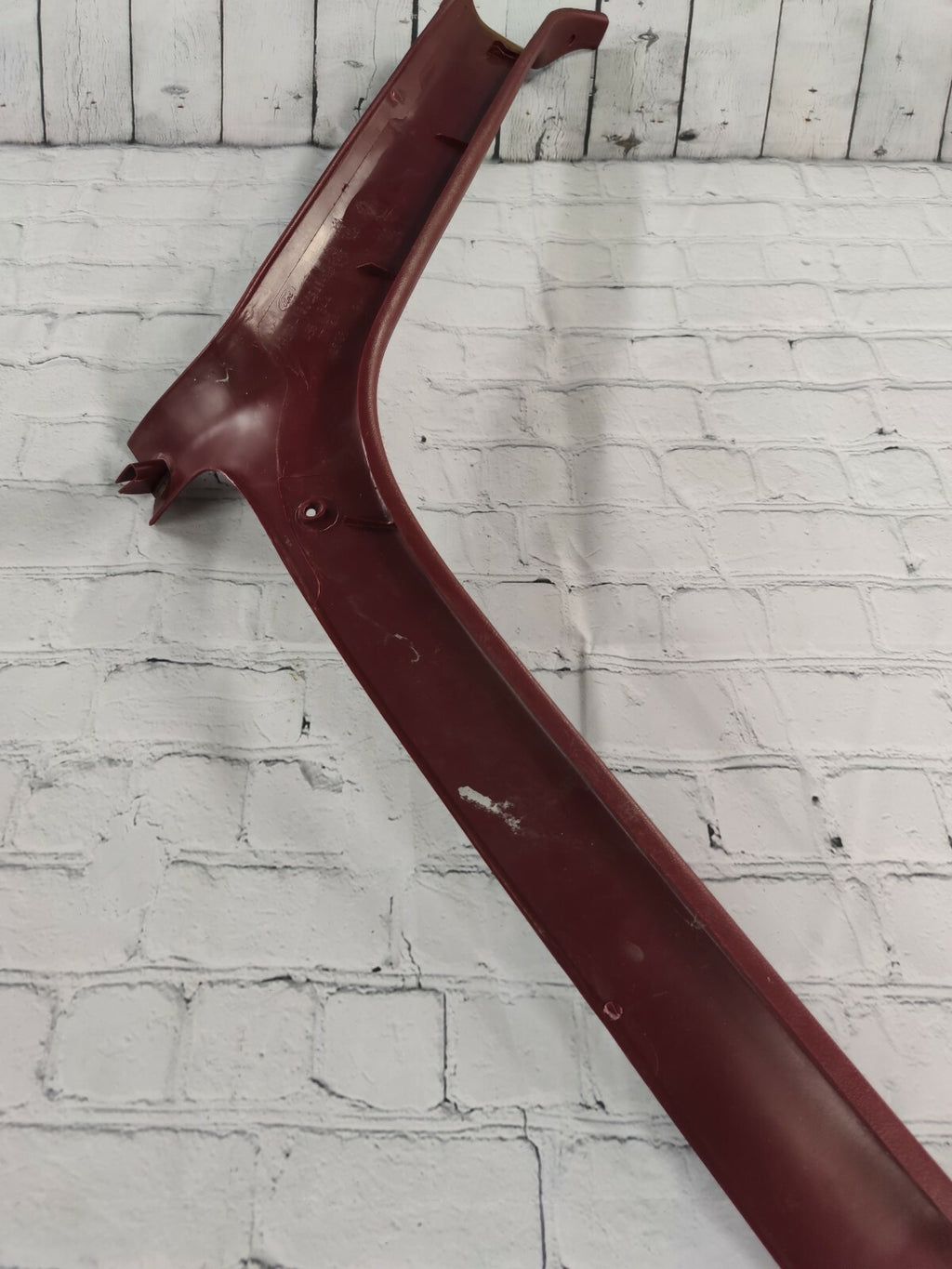 🔥92-96 Ford F150 F250 BRONCO A Pillar Passenger RIGHT Roof Trim Molding RED p1