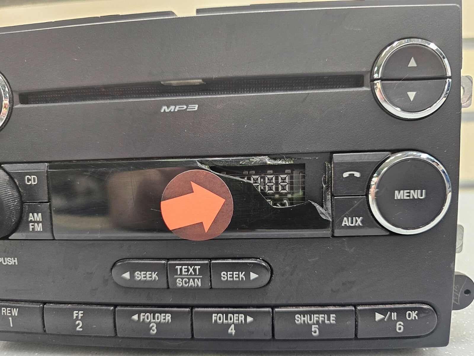 🔥07-08 FORD F-150 DASH AM FM Radio STEREO AUX CD PLAYER RECEIVER MP3 OEM