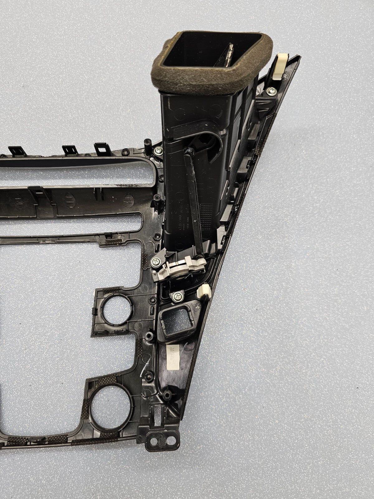 11-14 Sonata Center Dash Radio Bezel Trim Panel Climate Assembly DK GRAY/SILVER