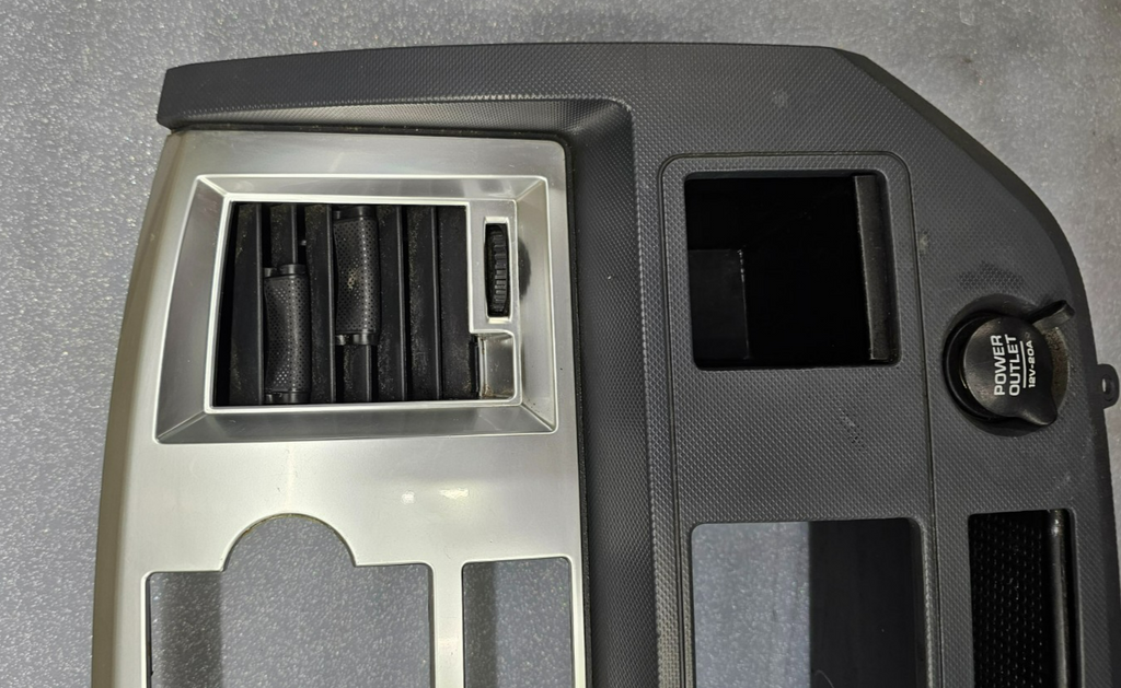 🔥06-08 Dodge RAM Dash RADIO Stereo Bezel Climate Trim Panel Silver/Grey B11