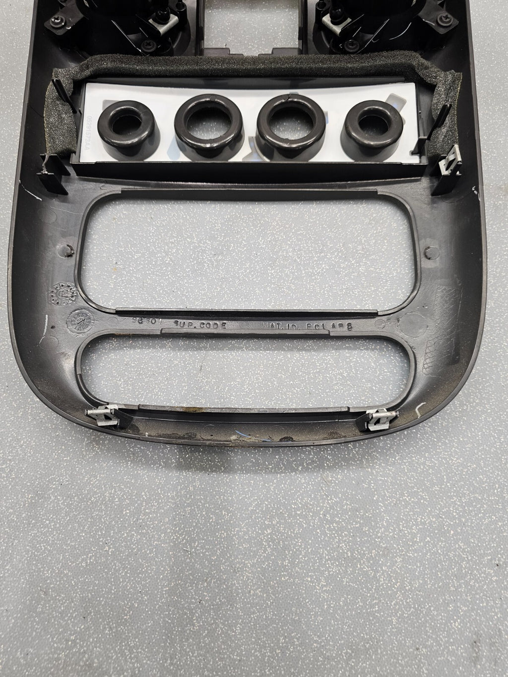 🔥01-05 Chrysler PT CRUISER Dash Radio Bezel Climate Trim Panel BLACK B17