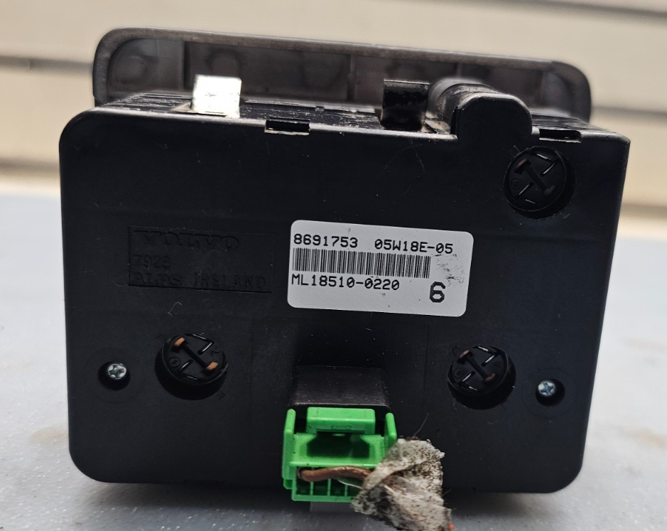 🔥04-09 Volvo S60 XC70 V70 Headlight Head light Lamp Control Switch Fuel Black