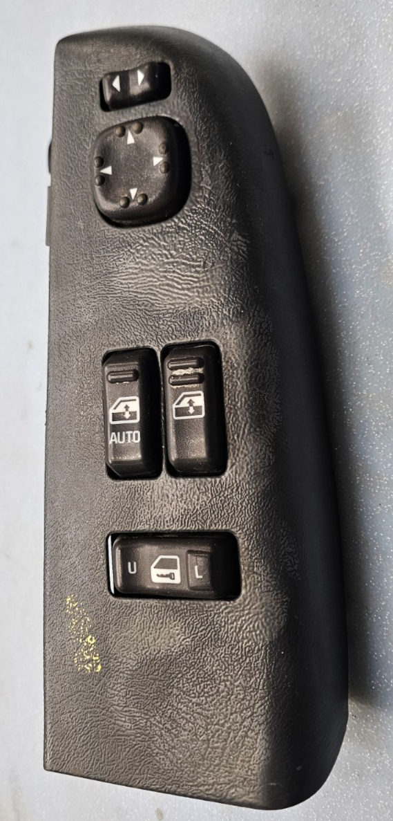 🔥99-02 Silverado SIERRA 2 DOOR LEFT Driver Master Door Window Switch Black WS4