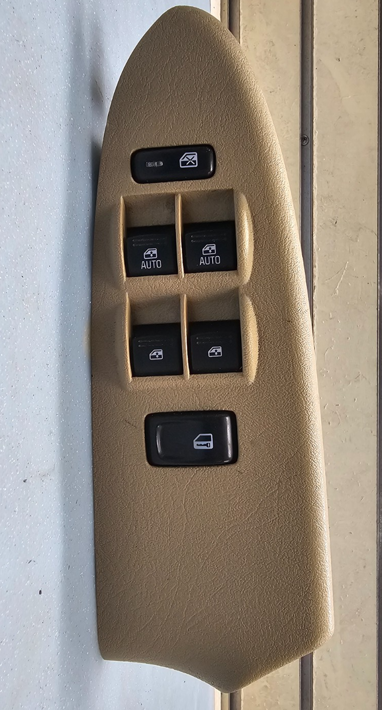 🔥06-09 TRAILBLAZER Front LEFT Master Driver Window Door Switch Assembly Tan