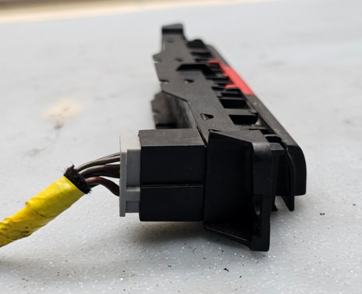 08-12 Land Rover LR2 Dashboard Hazard Light Door Lock Switch Control Panel Black