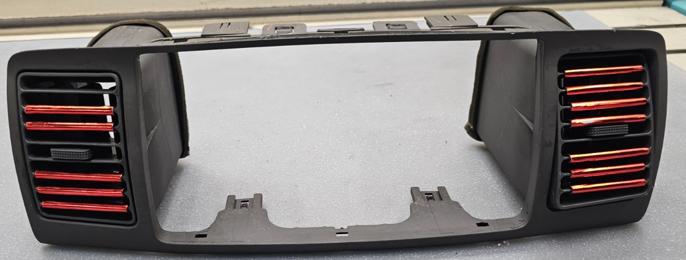 🔥03-08 TOYOTA COROLLA CENTER DASH RADIO BEZEL AIR AC VENT GRILL OEM Black B28