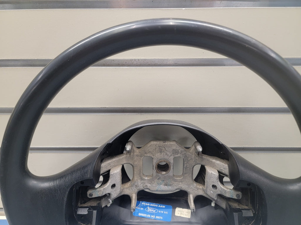 🔥1997-2003 Ford F-150 Leather Steering Wheel Cruise Dash Black