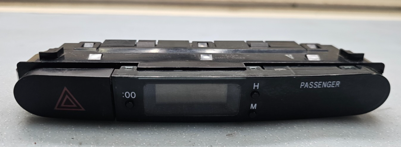 🔥08-14 Scion XD Clock Warning Lamp Light Hazard Switch Assembly Black OEM