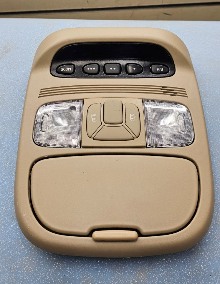 🔥04-10 Toyota Sienna Overhead Console Dome Map Light Storage Assembly LT TAN