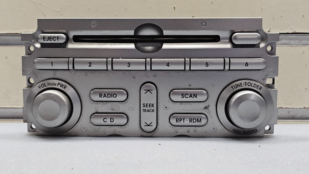 🔥08-12 Galant Dash AM FM Radio Audio Stereo Display Trim Panel Faceplate SILVER