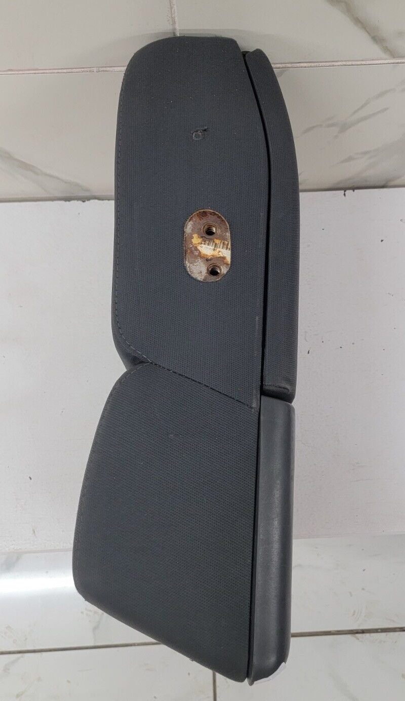 04-08 Ford F-150 Jump Seat Center Console Armrest Cup Holder Cloth Dark Gray JS1