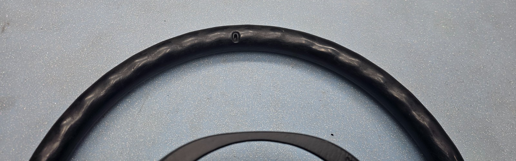 🔥97-03 Ford F150 F250 Expedition Leather Steering Wheel Cruise Cover Black OEM