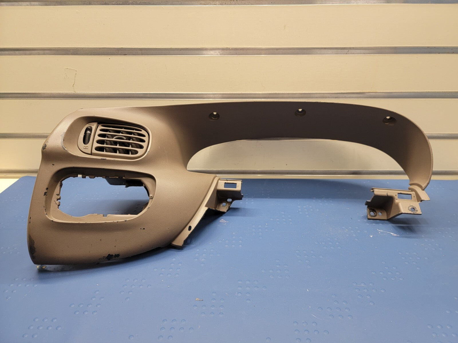 🔥97-03 Ford F-150 Dash Speedo Instrument CLUSTER Bezel Gauge Trim Panel TAN C13