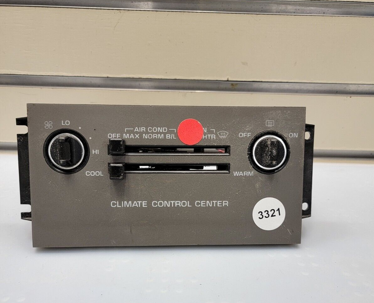 🔥1991-1993 CHEVROLET CAPRICE BUICK ROADMASTER AC/HEAT CLIMATE CONTROL REAR OEM