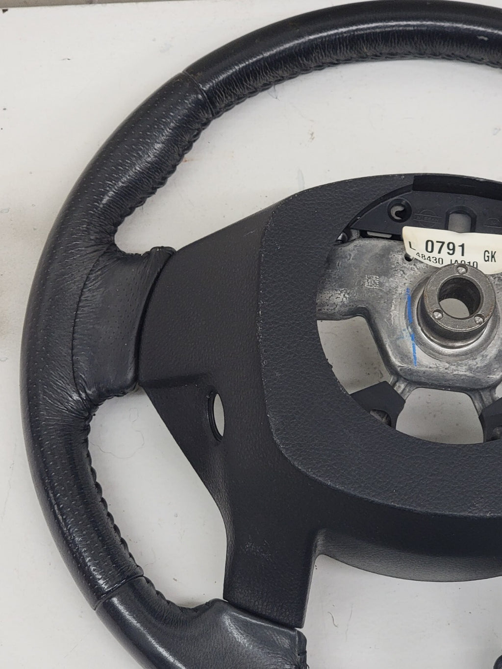 🔥07-12 Nissan Altima Left Driver Steering Column Wheel Cover Leather Black OEM