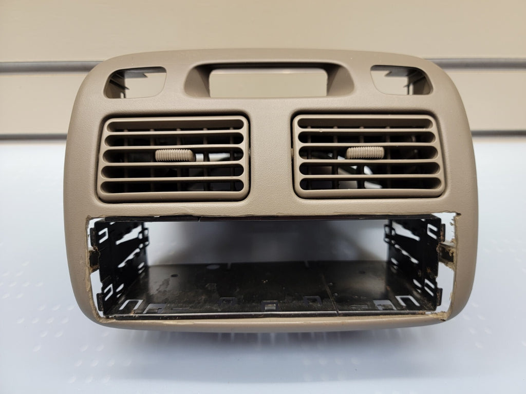 98-02 TOYOTA Corolla Center Dash AC Air Vent Grille Radio Bezel Trim TAN B34