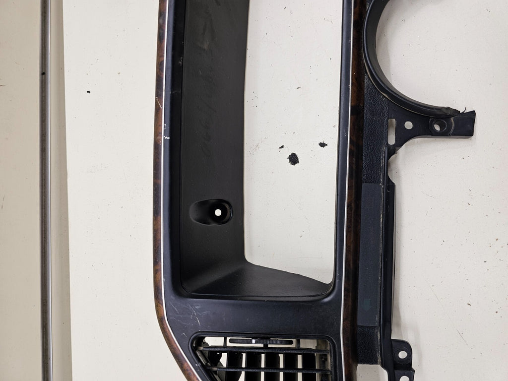87-91 F150 BRONCO Dash Instrument CLUSTER Bezel Speedo Gauge Trim WOOD/Black C11