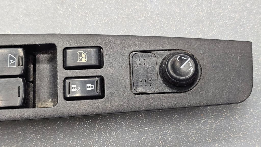 07-10 Nissan Sentra Front Left Driver Master Power Window Switch Assembly Black