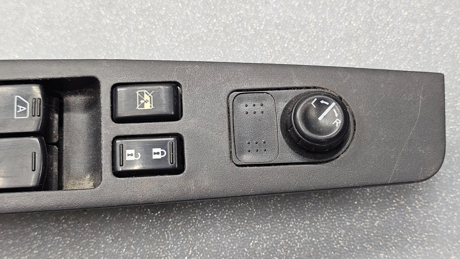 07-10 Nissan Sentra Front Left Driver Master Power Window Switch Assembly Black