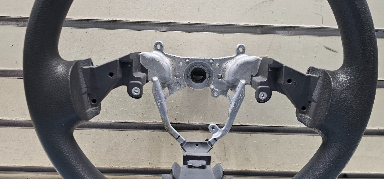 🔥09-10 PONTIAC VIBE STEERING COLUMN WHEEL ASSEMBLY BLACK Leather