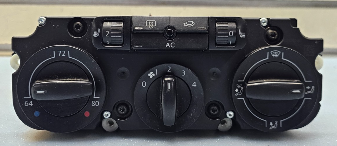 🔥09-13 VW Tiguan Passat Dash A/C HVAC Heater Climate Temperature Control Black