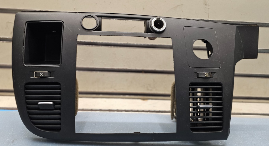 🔥07-14 Silverado SIERRA Center Dash Radio Bezel AC Climate Trim Panel Black B6