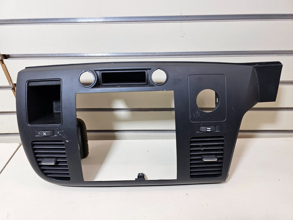 🔥07-14 Silverado SIERRA Center Dash Radio Bezel AC Climate Trim Panel BLACK B6