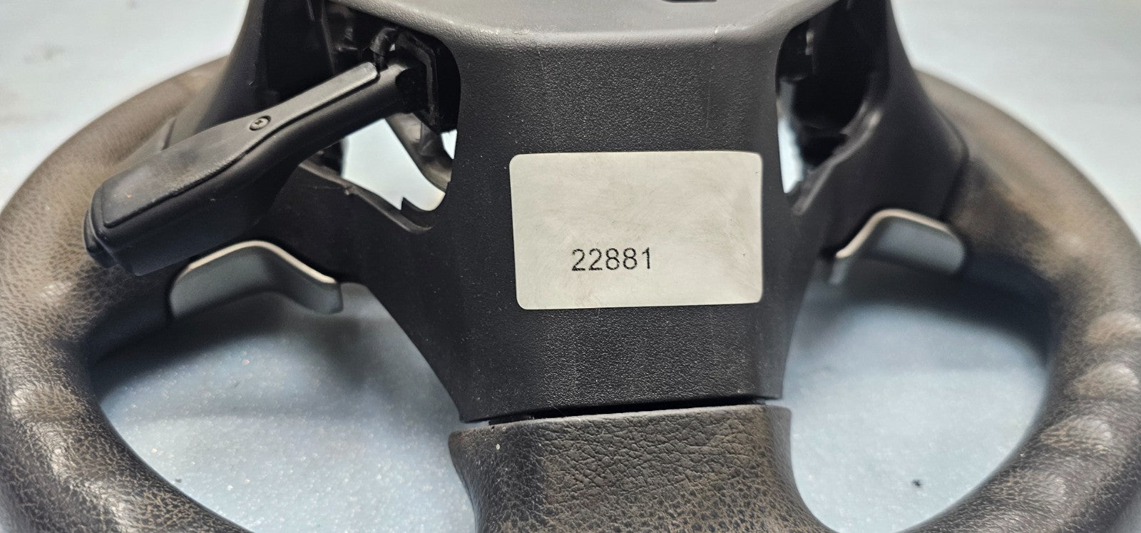 🔥09-13 TOYOTA MATRIX COROLLA FRONT STEERING COLUMN WHEEL ASSEMBLY BLACK LEATHER