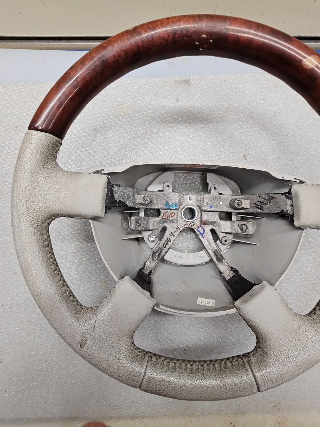 🔥2003-2006 LINCOLN NAVIGATOR Steering Driver Wheel GRAY/WOODGRAIN Fits